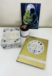 Self-Love Gift Set | Rose Quartz Candle,Oracle,Crystal Grid Book