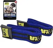 BFR BANDS PRO Blood Flow Restriction Bands for Arms, Legs or Glutes - Occlusion Training Bands Help Gain Muscle Without Heavy Weight Lifting, Strong Elastic Strap + Quick-Release