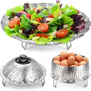 Steamer Basket, Premium Stainless Steel Vegetable Steamer Basket for Veggies & S