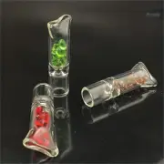 10pc Reusable Glass Filter Cigarette Holder Smoking Accessaries For Hand-rolling