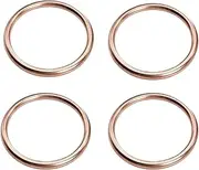 48 * 40 * 4 Motorcycle Exhaust Pipe Gasket For CB300F 2015-2018 CB300R 19-22 CBR300R 15-22 CRF250L 13-20 CRF300L 21-22 Rebel 300 2017-2023(4pcs)