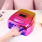 96W LED Nail Lamp Cordless Wireless Rechargeable LED/UV Curing Lamp for Home ...