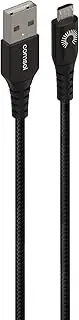 Comsol Premium Micro USB Cable 1.2m Black Charge and Sync Cable