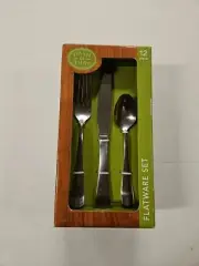 Dash of That Cory Satin Flatware Set 20 Pieces Made in India