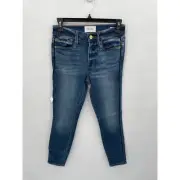 Frame Denim | NWT Le High Skinny with Tux Piping Jean // 24