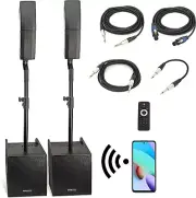 Pyle Wireless BT Streaming Loudspeaker System 3-Way 1600W RMS Bluetooth