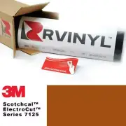 3M 7125 Scotchcal Terra Cotta 24 Vinyl Film Sign Craft Hobby Decal Sheet Roll
