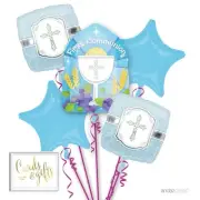 First Communion Ballon Bouquet 5 PCS XL