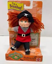 NEW 1999 MATTEL CABBAGE PATCH KIDS HALLOWEEN BEANBAG DOLL Red Hair Blue Eyes