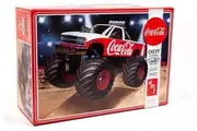 AMT Skill 2 Model Kit Chevrolet Silverado Monster Truck Coca-Cola 1/25 Scale Model