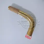 1 pcs Baritone saxophone neck gold lacquer brass body sax repair parts 22mm
