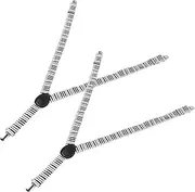 [COLLBATH] Elastic Y-back Suspenders Piano Keys Adjustable Boys Clip for School Outdoor