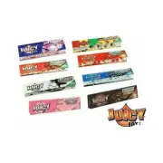 5 Packs of mixed flavours Juicy Jay Kingsize Rolling Papers
