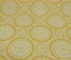 RICHLOOM KELTIC MIMOSA YELLOW GEOMETRIC OUTDOOR FURNITURE FABRIC BY THE YARD