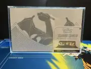 Acrylic Display Case for Sword & Shield Charizard UPC with Strong Magnetic Lid!