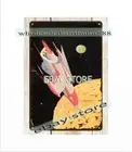 plaques art prints ITALIAN LUNIK 2000 SPACESHIP childhood toy metal tin sign
