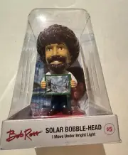 Grupo Ruz Solar Powered Dancing Bobble Head Toy Bob Ross, Artist Painter New
