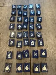 40 New Stratego Board Game Pieces Only Blue Replacement Parts Bomb Flag