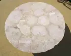 White Agate table, Coffee End Table, Dining Table, Stone Furniture, Centre table