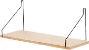 Floating Bathroom Shelves,Rustic Solid Wood Floating Shelf for Plant - Household Storage Rack with 5Kg Weight Capacity for Bathroom Home Offices Living Room Laundry