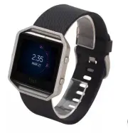 Plugn | Fitbit Blaze Large Soft TPU Sports Band Flexible Silicone Fitness