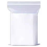 100pcs Resealable Zipper Self Seal Clear Plastic Zip Lock Bags 220mmx320mm A4 Size