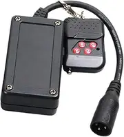 Portable 3 Pins XLR Wireless Remote Control Receiver for Smoke Fog Machine DJ Controller Receptor Fogging 400W 900
