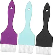 3pcs Hair Tint Brush Hair Dye Brush Hair Bleach Brush Hair Quicker Application Brush Hair Oil Applicator Hair Dyeing Brush Hair Colorist Brush Professional Hair Dye Modeling Tool