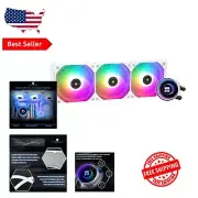 Frozen Notte 360 White ARGB V2 Water CPU Cooler - 3 Fans, AMD/Intel Compatible