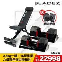 在飛比找蝦皮商城優惠-【BLADEZ】OCT-40KG 奧特鋼極致可調式啞鈴-二入