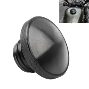 Black Fuel Oil Gas Cap Tank Cover For Harley Softail Dyna Sportster 883 1200 XL