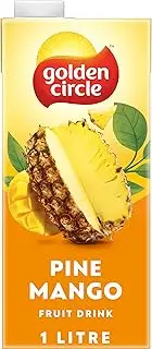 Golden Circle Pineapple and Mango Fruit Drink Flavoured Tetra Drink Carton No Artificial Colours, Flavours or Preservatives 1L