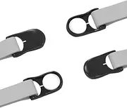 AirFit & AirTouch N20 / F20 / F30 / F30i Magnetic Headgear Clip (X4) Replacement Headgear Clips CPAP Supplies Fit for Resmed Airfit AirTouch Full Face Mask – 4 Clips – Black