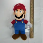 Super Mario Bros Plush Mario Doll Stuffed Toy 2021 Nintendo 9” - New w/o tags