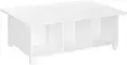 Kids Desk and Activity Table with 6 Storage Cubbies for Folding Bins
