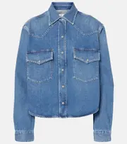 [Citizens of Humanity] Citizens of Humanity Cropped denim shirt AU 16 blue