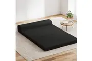 Giselle Bedding Foldable Mattress Folding Foam Bed Mat Double Black