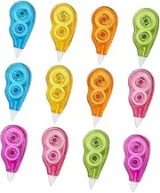 SEWACC 24Pcs Portable Correction Tape Instant Correction for Students Adhesive Tapes for School and Office Use Ergonomic Design for Easy Application