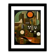 Bronze Art Poster Framed Print