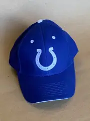 Indianapolis COLTS Horseshoe Hat Ball Cap Strap Back Blue Adjustable