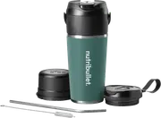 NUTRIBULLET Stainless Steel Flip Portable Blender Eucalyptus
