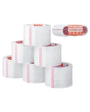 Clear Packing Tape 6 Rolls 65 Yards Heavy Duty Clear Packing Tapes 2.7 Mil