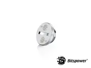 Bitspower G1/4" Silver Shining Low-Profile Stop Fitting V2 [BP-WTP-C09V2]
