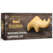 Wood Carving Kit for Beginners - Whittling kit with Rhino - Linden Woodworkin...