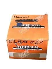 Simpson Instruments Panel Meter 0-25 AC Amps Model 554 Cat 15125