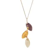 MICHAEL VINCENT MICHAUD Falling Leaves Pendant - Triple Leaf 5128