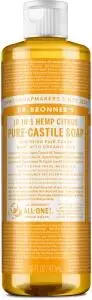 DR. BRONNER'S Pure-Castile Soap Liquid (Hemp 18-in-1) Citrus 473ml