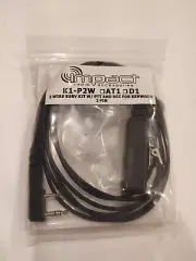 Impact K1-2PW Platinum-Series 2-Wire Surveillance Kit, Full PTT, Black/Clear