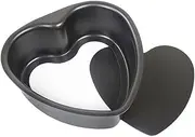 HOLIDYOYO Heart Shaped Cake Mold Non Stick Baking Pan with Removable Bottom for Household Baking for DIY Desserts and Special Occasions