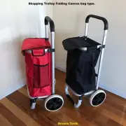 Folding Shopping Trolley with Canvas bag - Brand New.